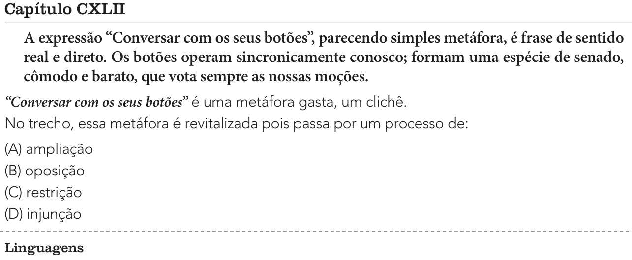 Questão 17 no caderno 2º Exame de Qualificação da UERJ 2025