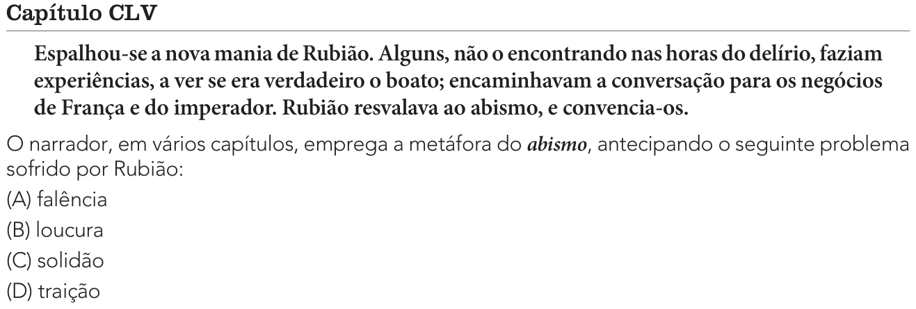 Questão 19 no caderno 2º Exame de Qualificação da UERJ 2025