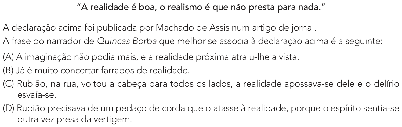 Questão 22 no caderno 2º Exame de Qualificação da UERJ 2025