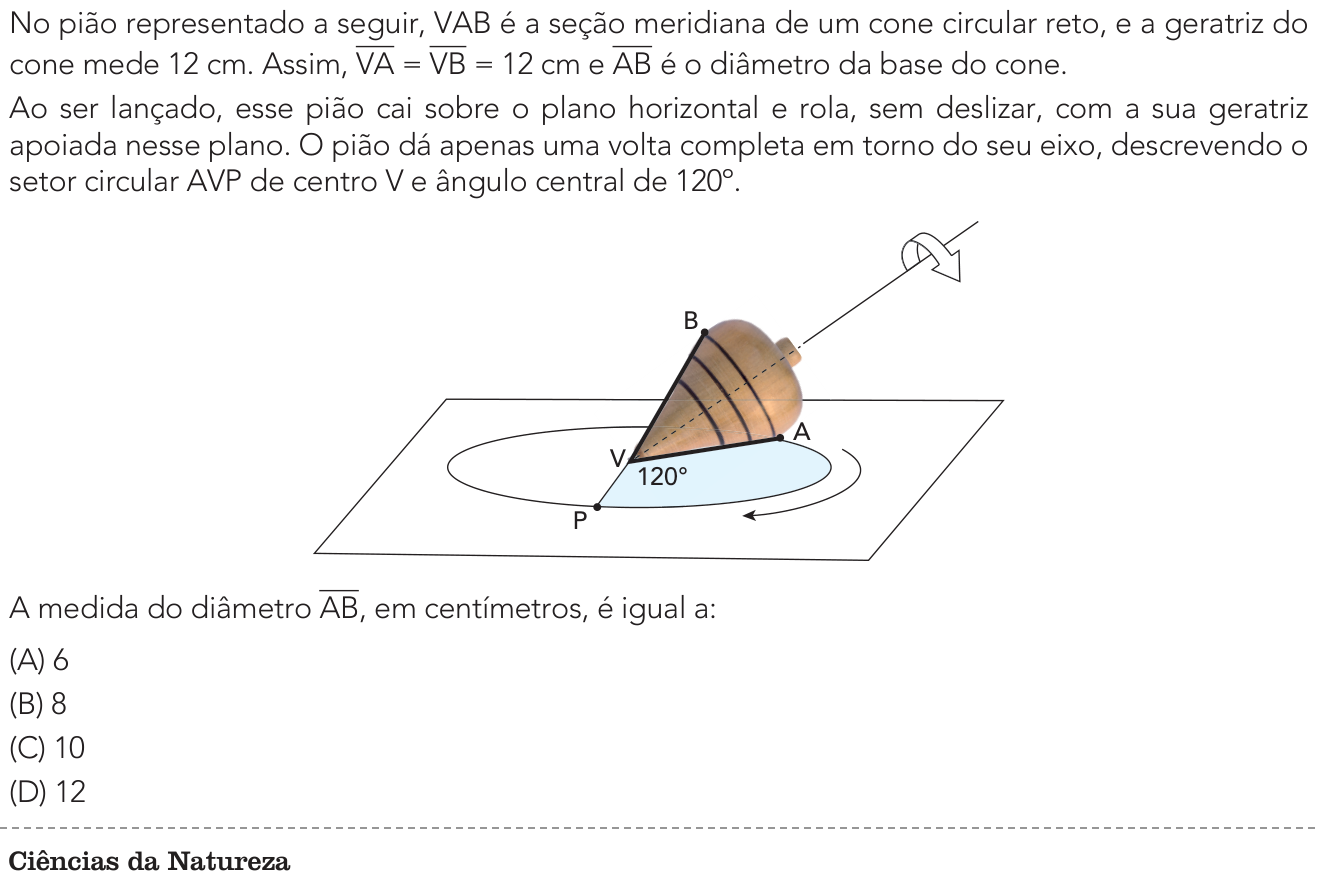 Questão 34 no caderno 2º Exame de Qualificação da UERJ 2025