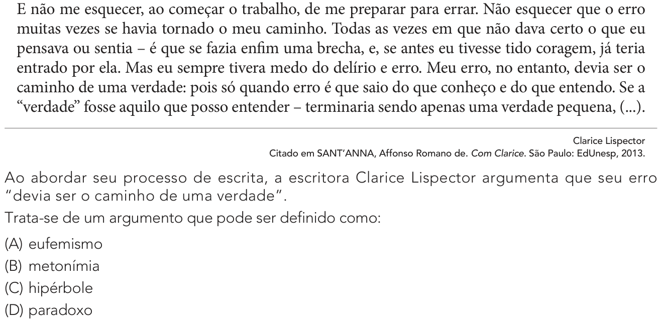 Questão 20 no caderno 1º Exame de Qualificação da UERJ 2026
