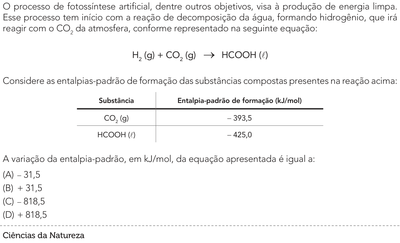 Questão 39 no caderno 1º Exame de Qualificação da UERJ 2026
