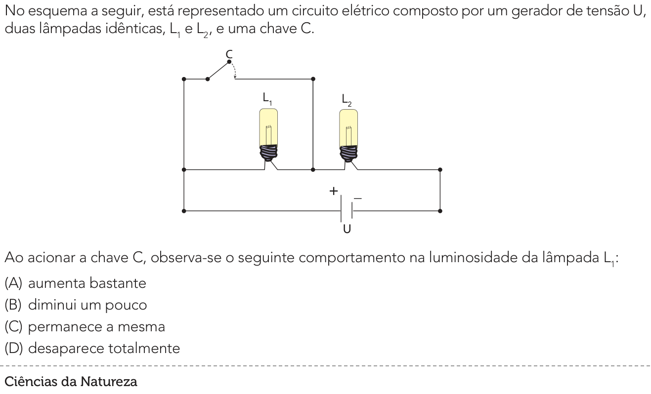 Questão 44 no caderno 1º Exame de Qualificação da UERJ 2026
