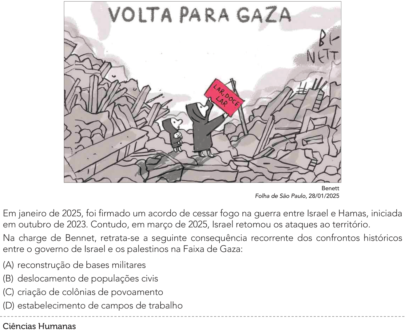 Questão 54 no caderno 1º Exame de Qualificação da UERJ 2026
