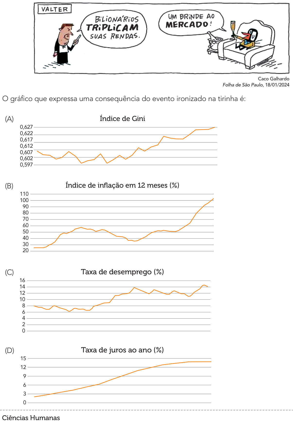 Questão 59 no caderno 1º Exame de Qualificação da UERJ 2026