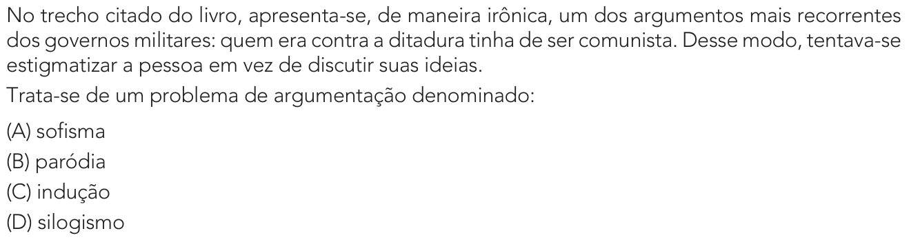 Questão 15 no caderno 1º Exame de Qualificação da UERJ 2027