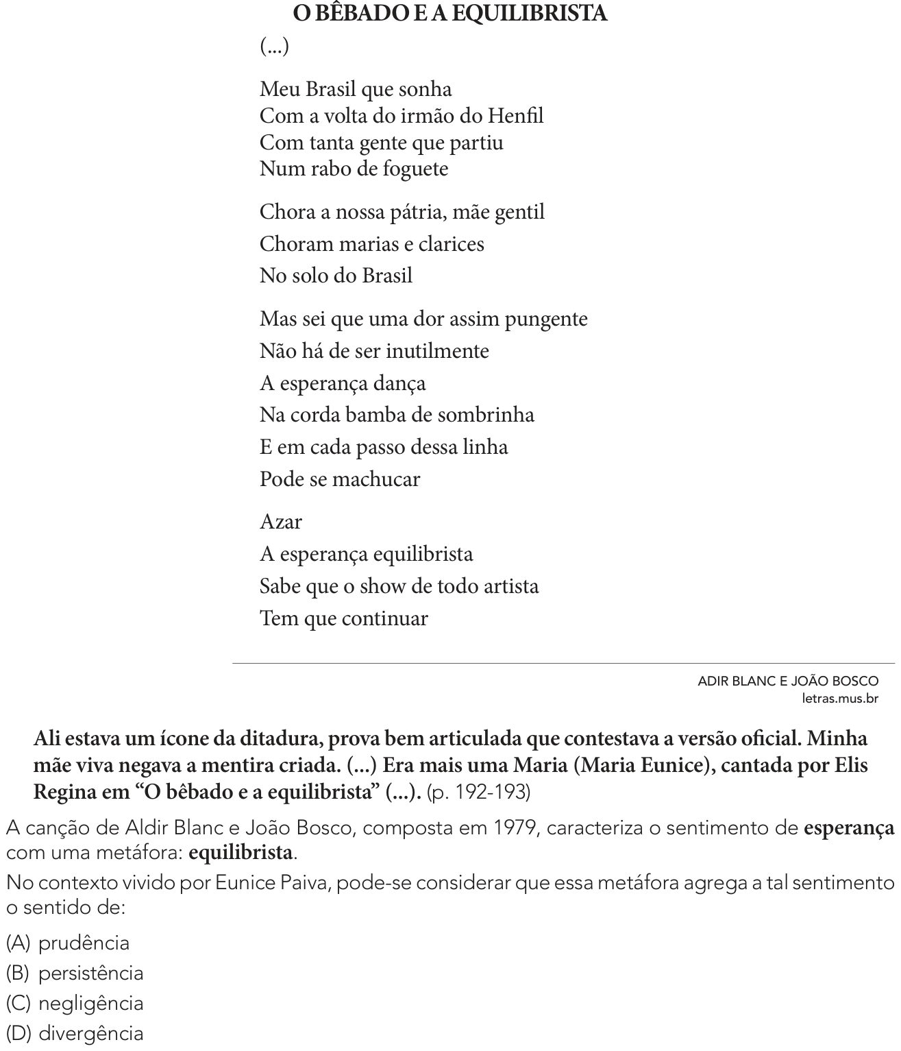 Questão 22 no caderno 1º Exame de Qualificação da UERJ 2027