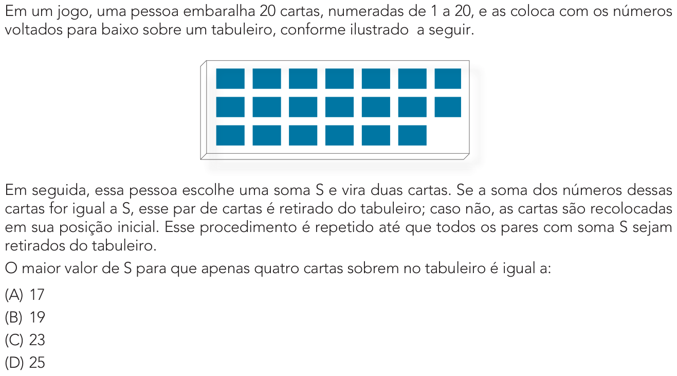 Questão 30 no caderno 1º Exame de Qualificação da UERJ 2027