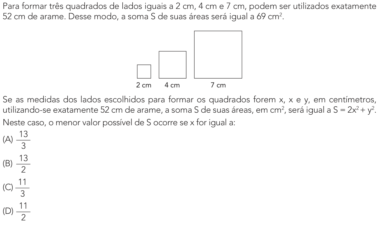 Questão 32 no caderno 1º Exame de Qualificação da UERJ 2027