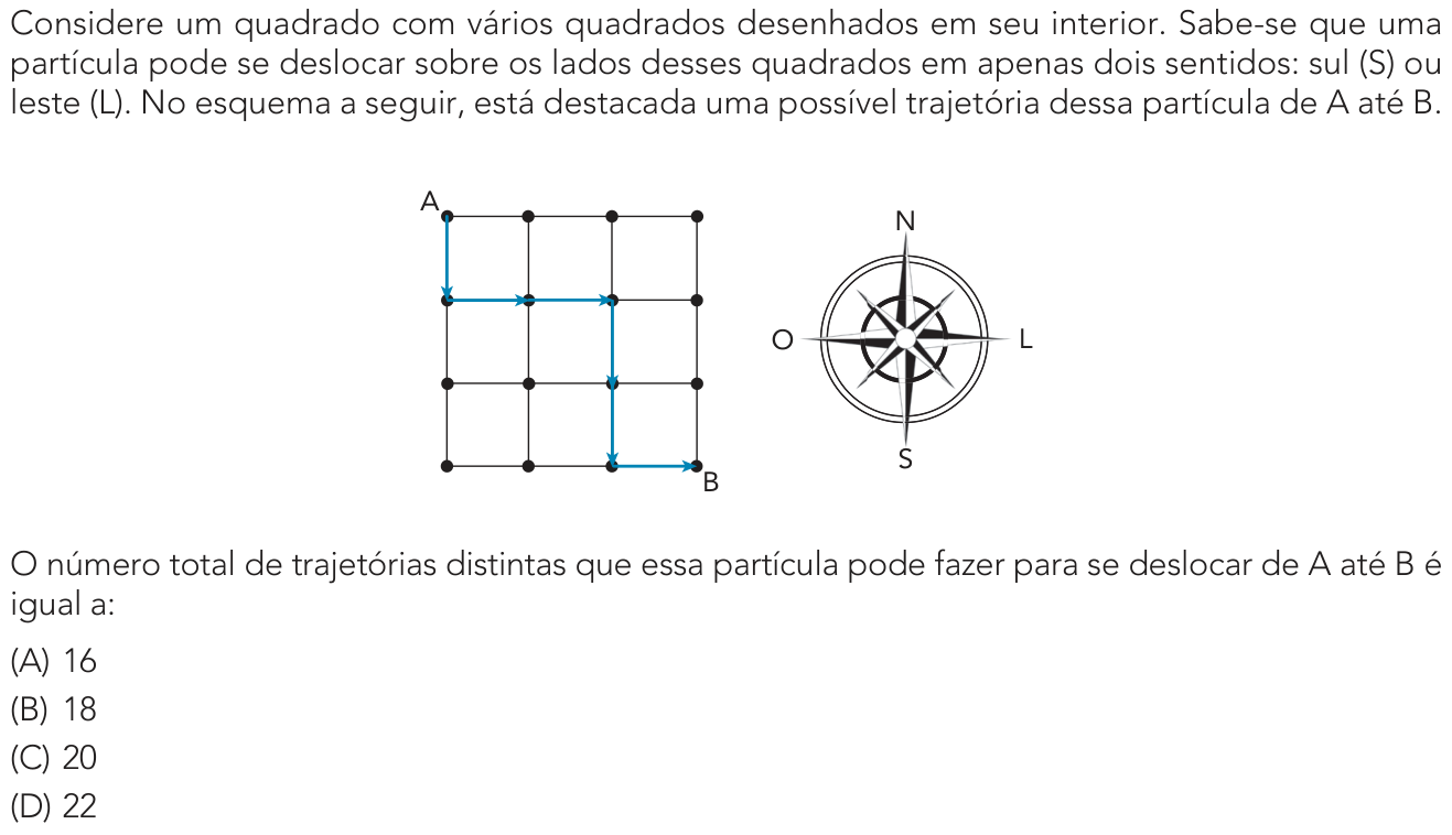 Questão 34 no caderno 1º Exame de Qualificação da UERJ 2027