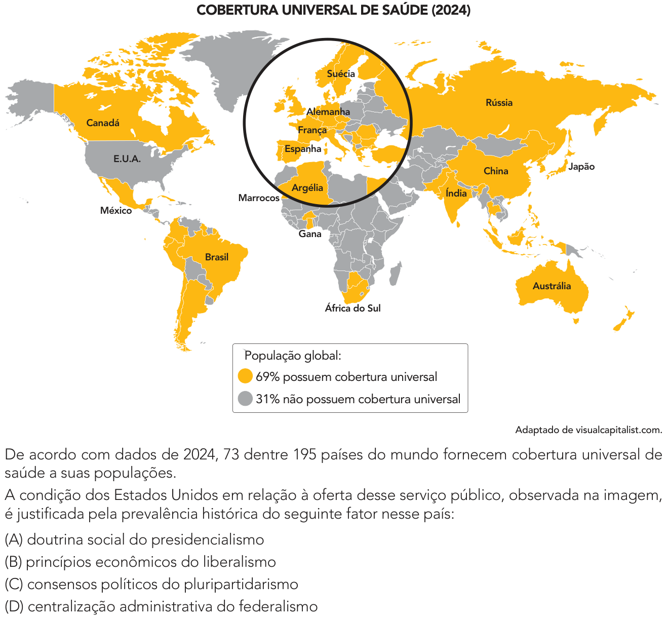 Questão 47 no caderno 1º Exame de Qualificação da UERJ 2027