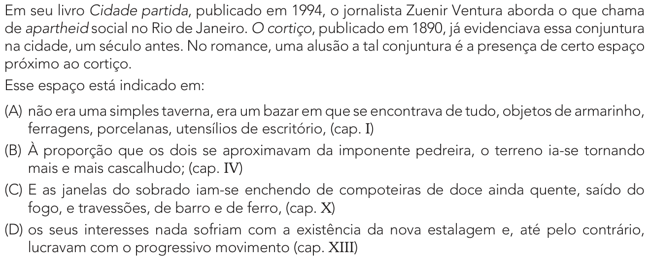 Questão 10 no caderno 2º Exame de Qualificação da UERJ 2027