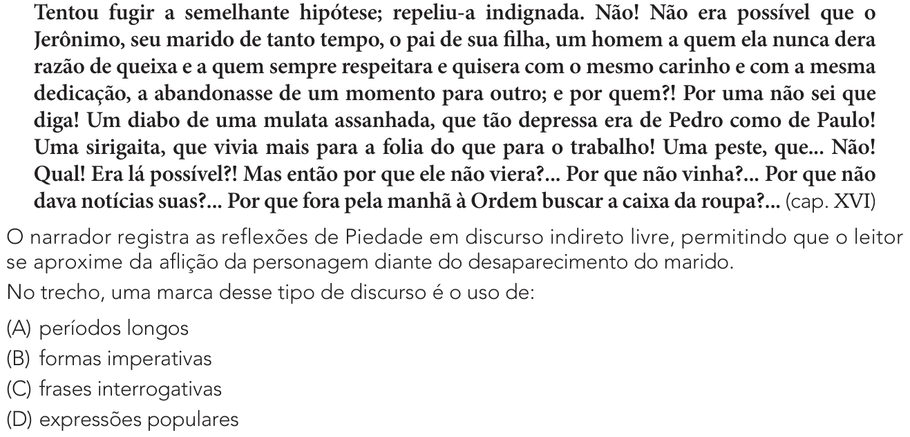 Questão 20 no caderno 2º Exame de Qualificação da UERJ 2027