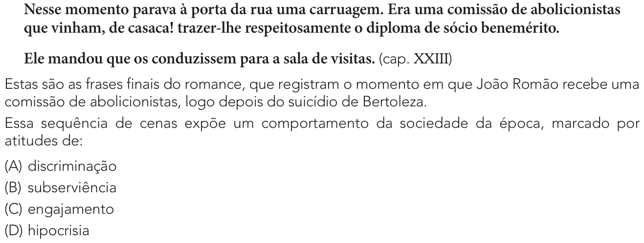 Questão 22 no caderno 2º Exame de Qualificação da UERJ 2027