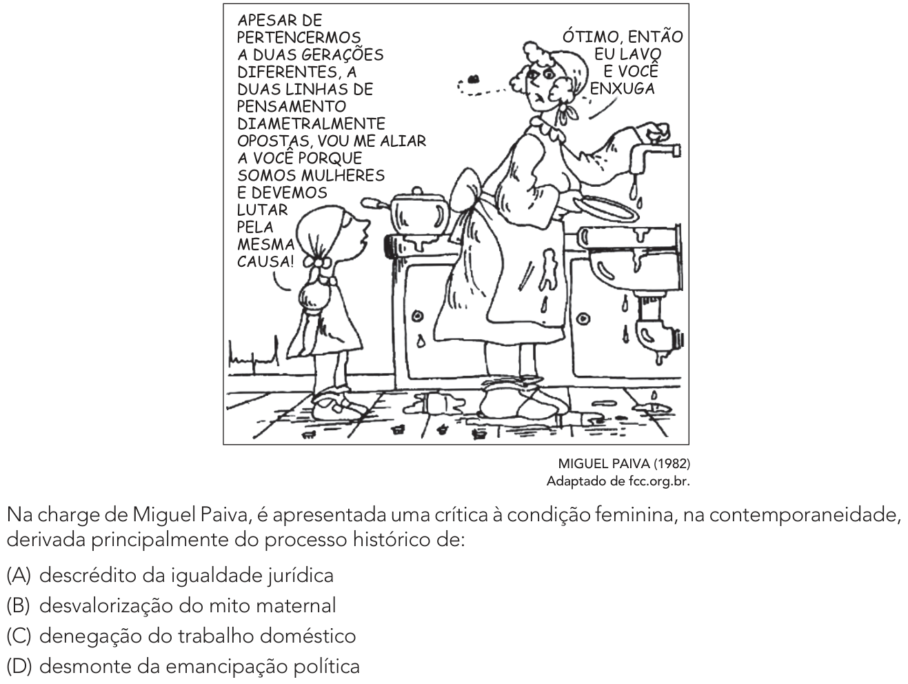 Questão 57 no caderno 2º Exame de Qualificação da UERJ 2027