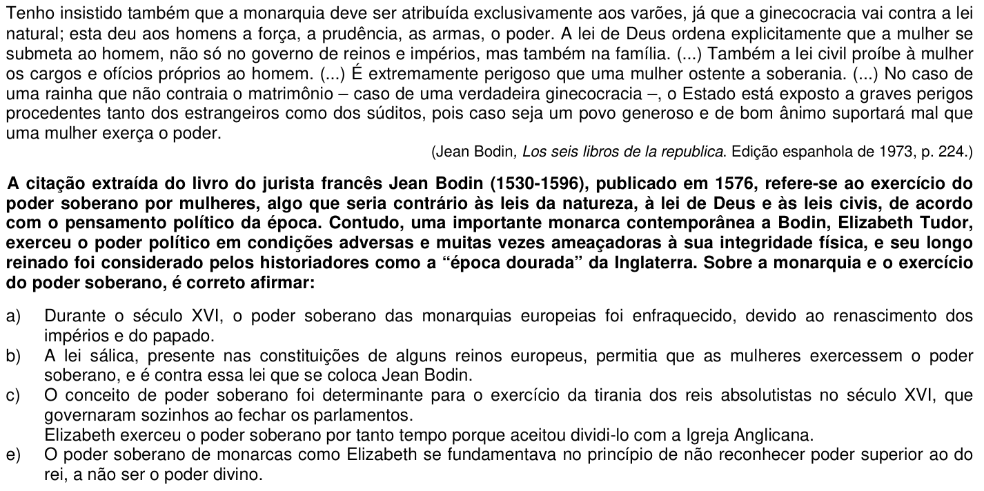 Questão 11 no caderno 1ª fase da UFPR 2012