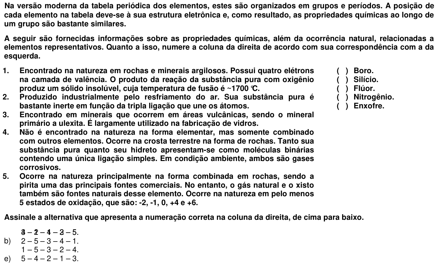 Questão 19 no caderno 1ª fase da UFPR 2012