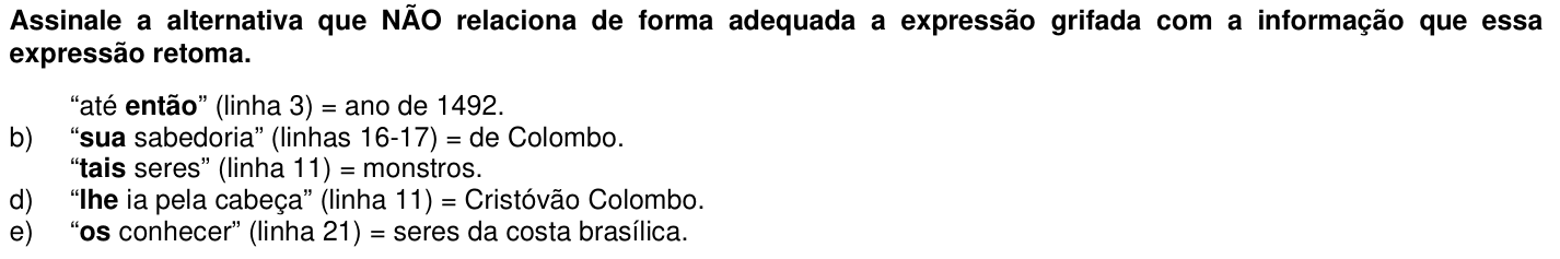 Questão 30 no caderno 1ª fase da UFPR 2012