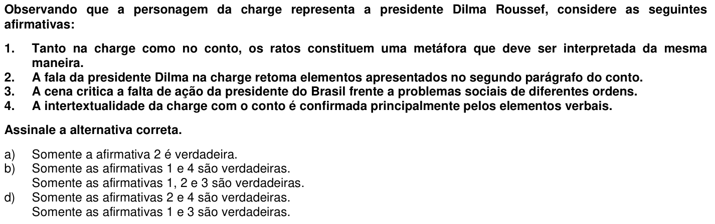 Questão 34 no caderno 1ª fase da UFPR 2012