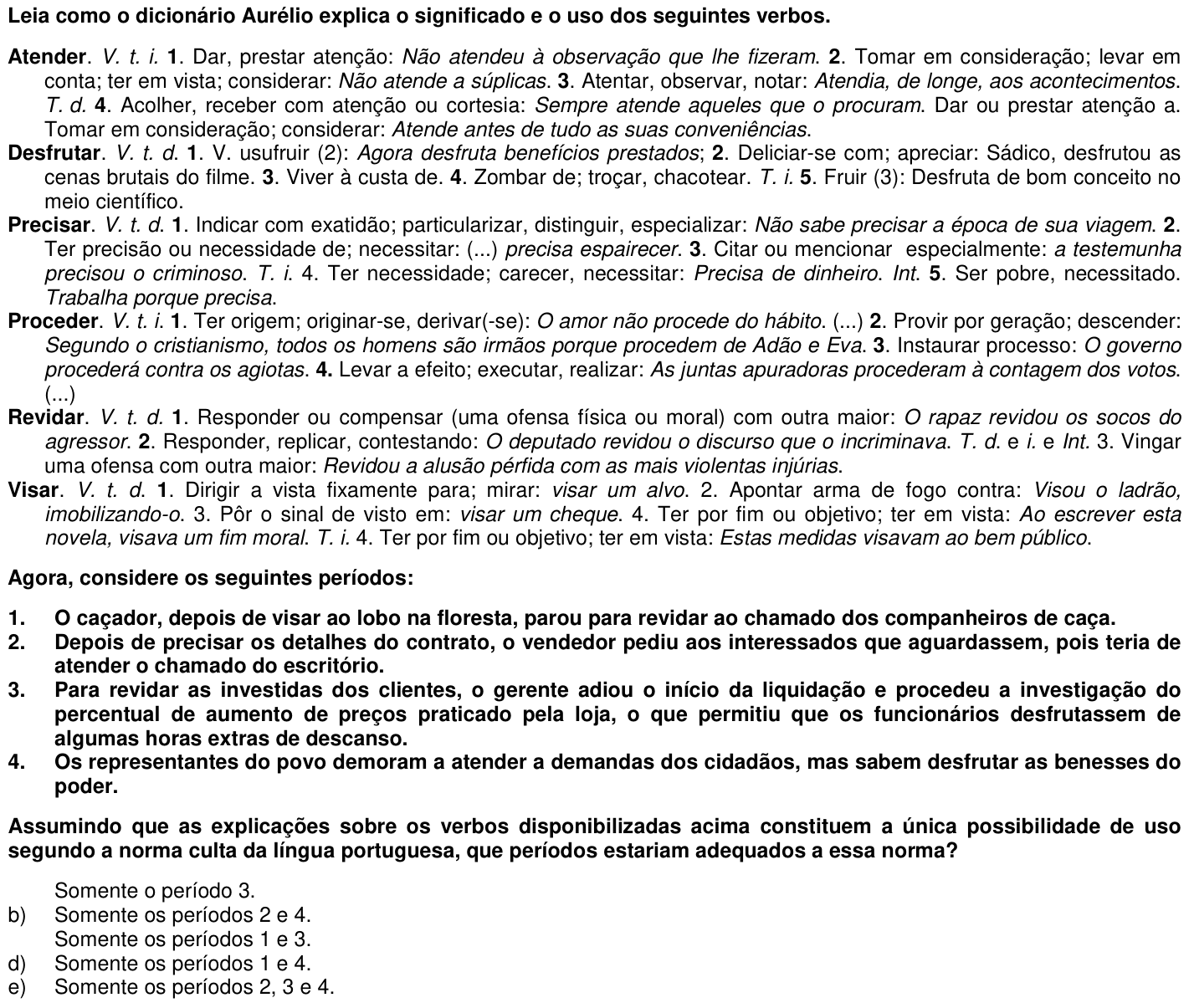 Questão 37 no caderno 1ª fase da UFPR 2012