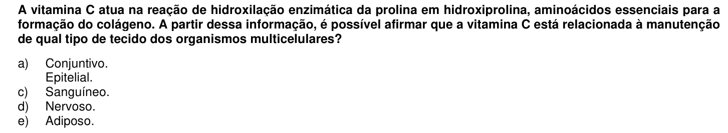 Questão 55 no caderno 1ª fase da UFPR 2012