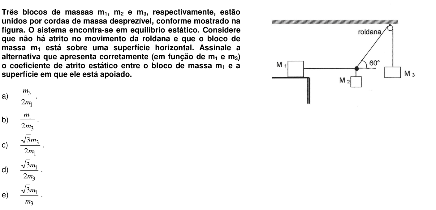 Questão 65 no caderno 1ª fase da UFPR 2012