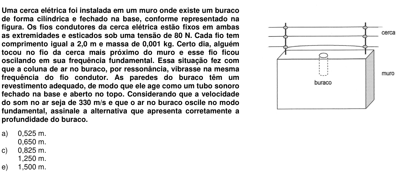Questão 68 no caderno 1ª fase da UFPR 2012