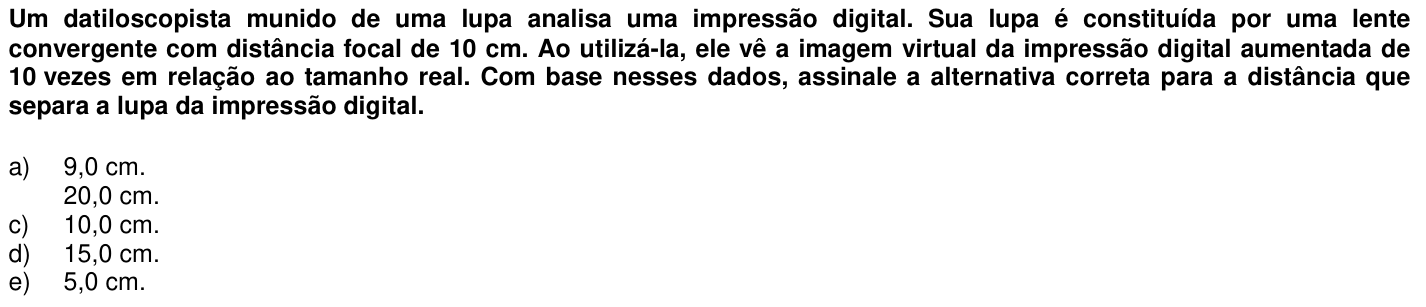 Questão 72 no caderno 1ª fase da UFPR 2012