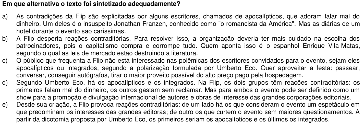 Questão 9 no caderno 1ª fase da UFPR 2013