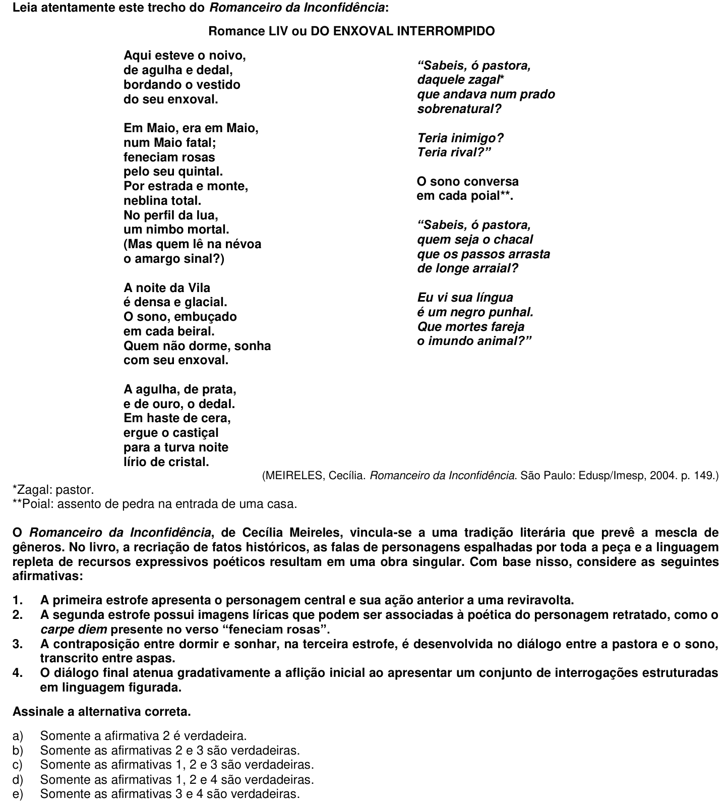 Questão 13 no caderno 1ª fase da UFPR 2013