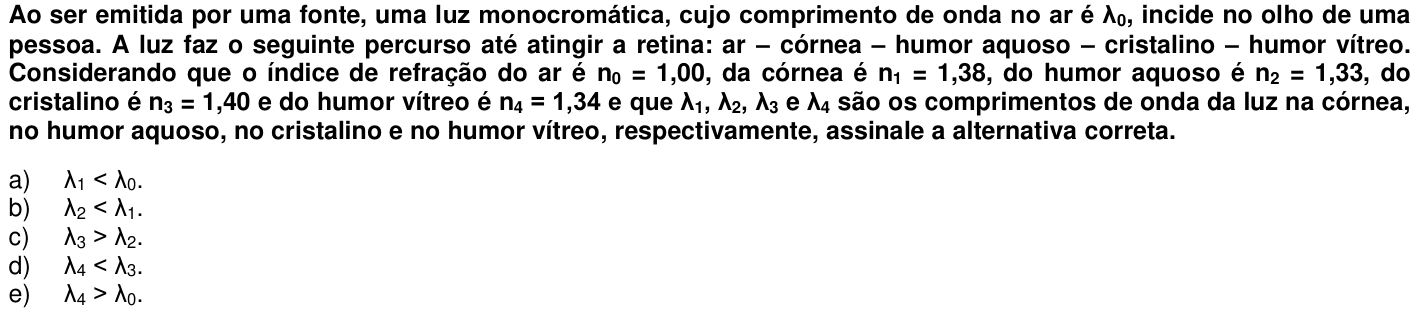 Questão 27 no caderno 1ª fase da UFPR 2013