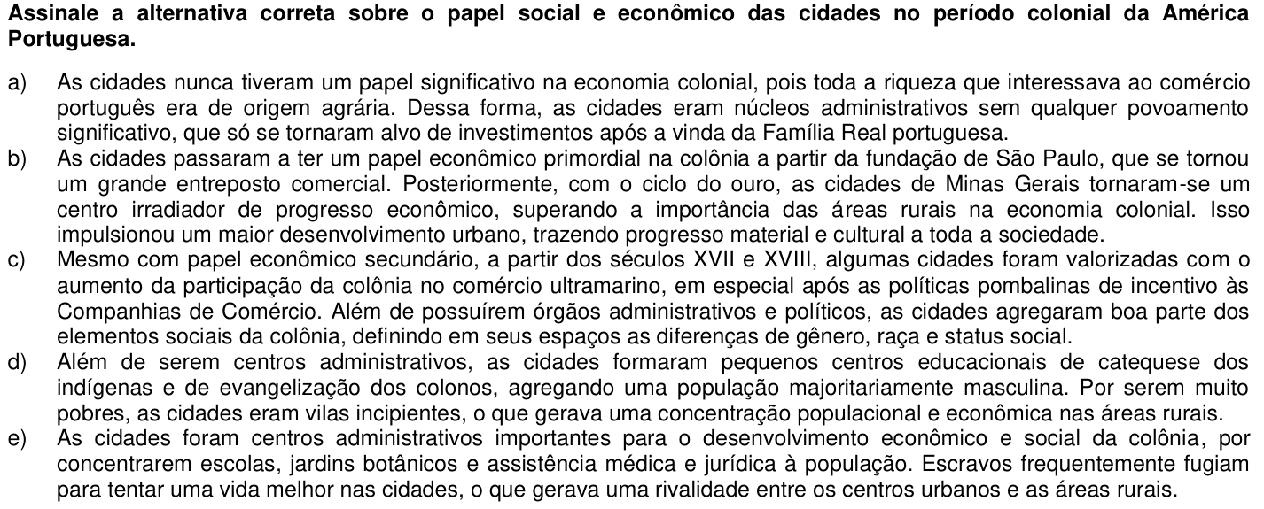 Questão 59 no caderno 1ª fase da UFPR 2013