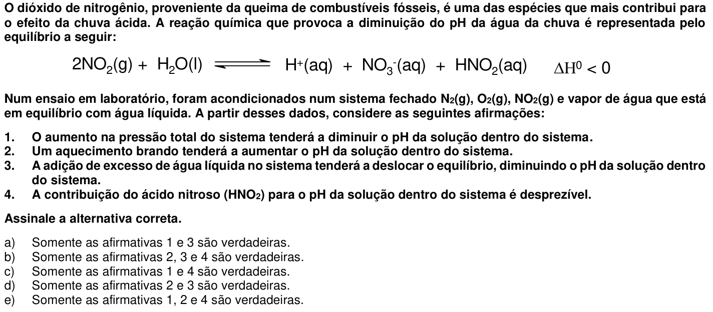 Questão 14 no caderno 1ª fase da UFPR 2014
