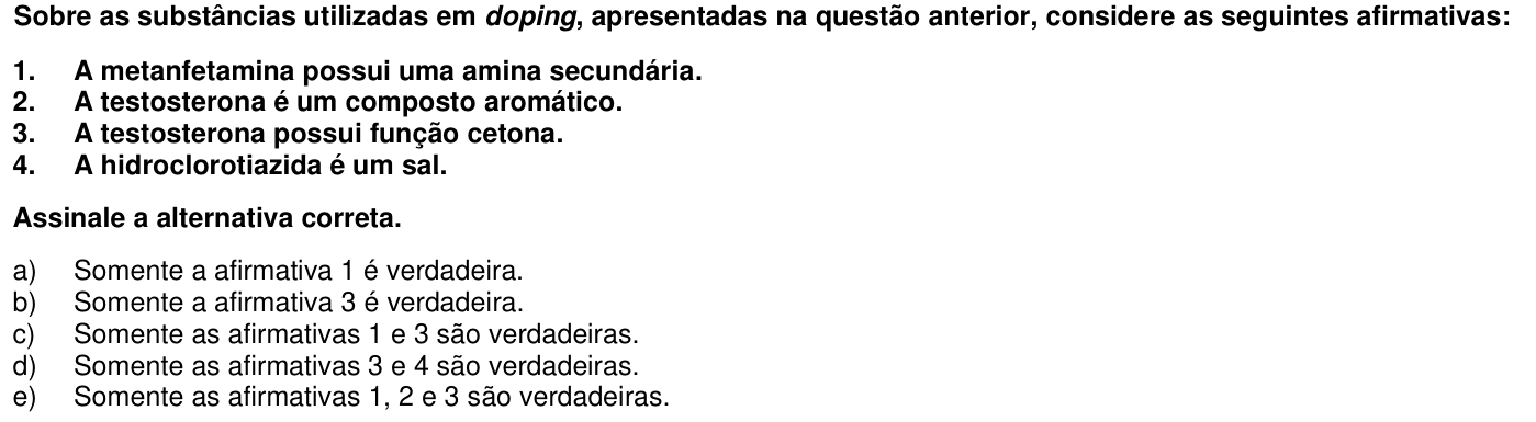 Questão 16 no caderno 1ª fase da UFPR 2014