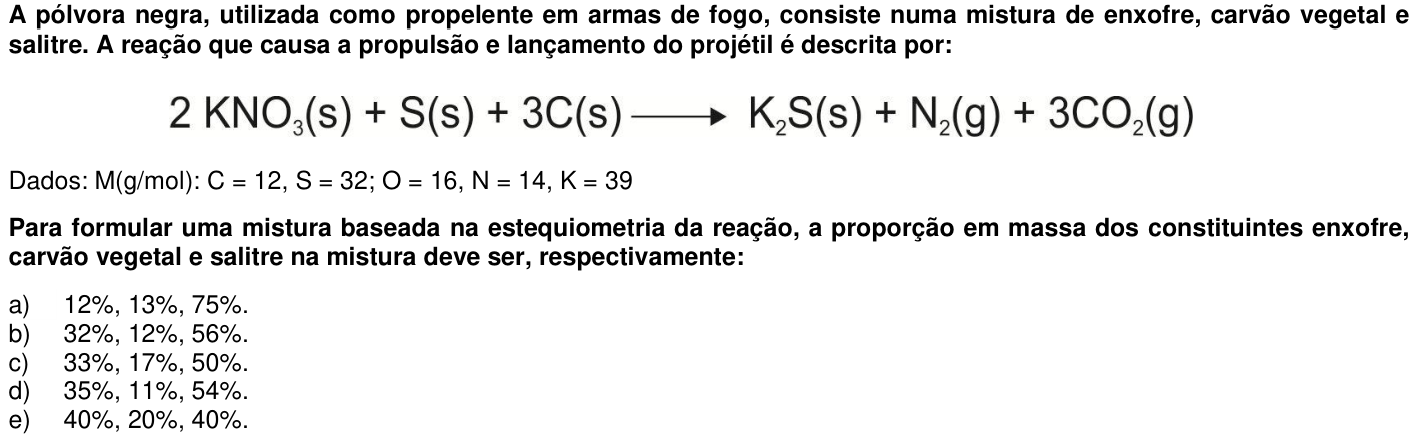 Questão 18 no caderno 1ª fase da UFPR 2014