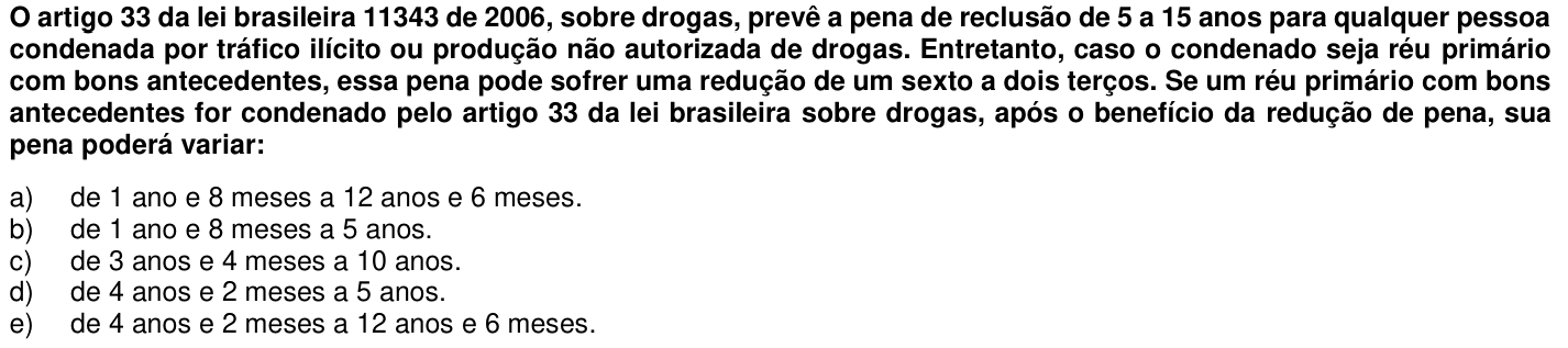 Questão 30 no caderno 1ª fase da UFPR 2014