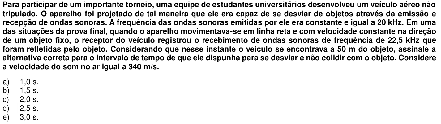 Questão 14 no caderno 1ª fase da UFPR 2015