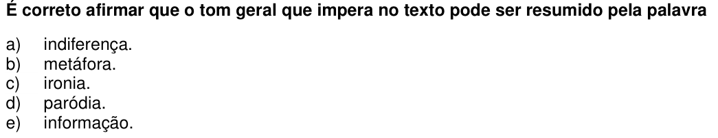 Questão 24 no caderno 1ª fase da UFPR 2015