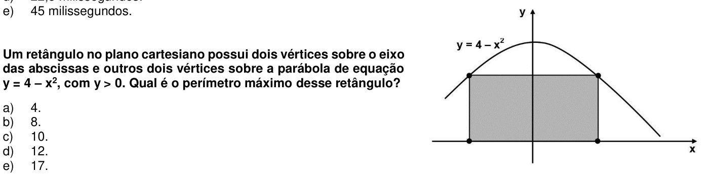 Questão 62 no caderno 1ª fase da UFPR 2015