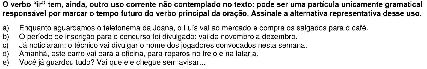 Questão 7 no caderno 1ª fase da UFPR 2016