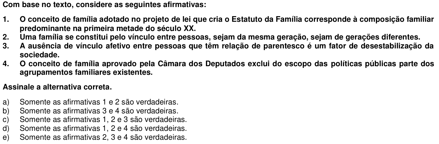 Questão 11 no caderno 1ª fase da UFPR 2016