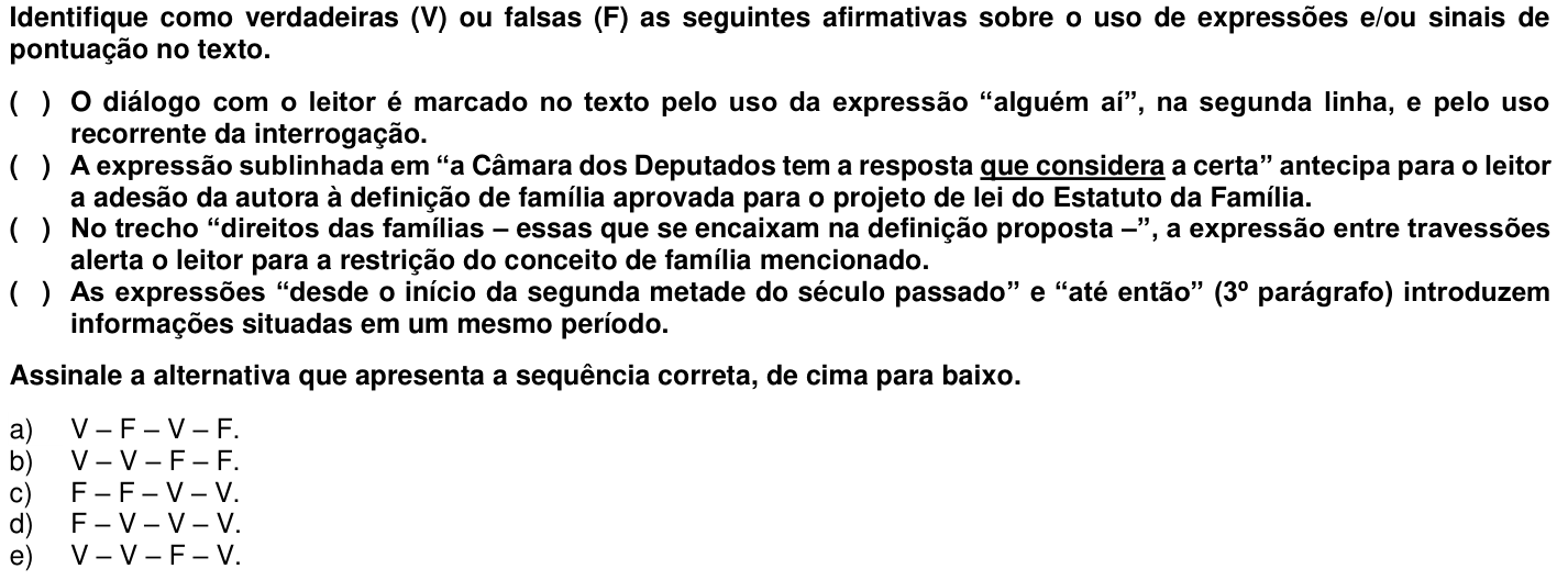 Questão 12 no caderno 1ª fase da UFPR 2016