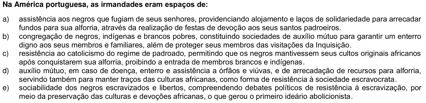 Questão 22 no caderno 1ª fase da UFPR 2016