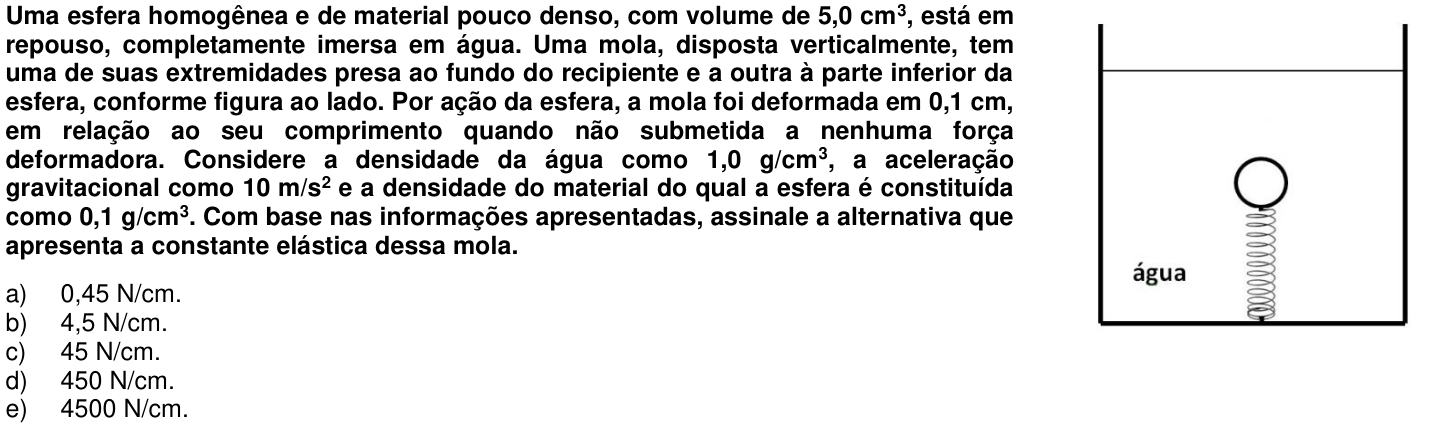 Questão 29 no caderno 1ª fase da UFPR 2016