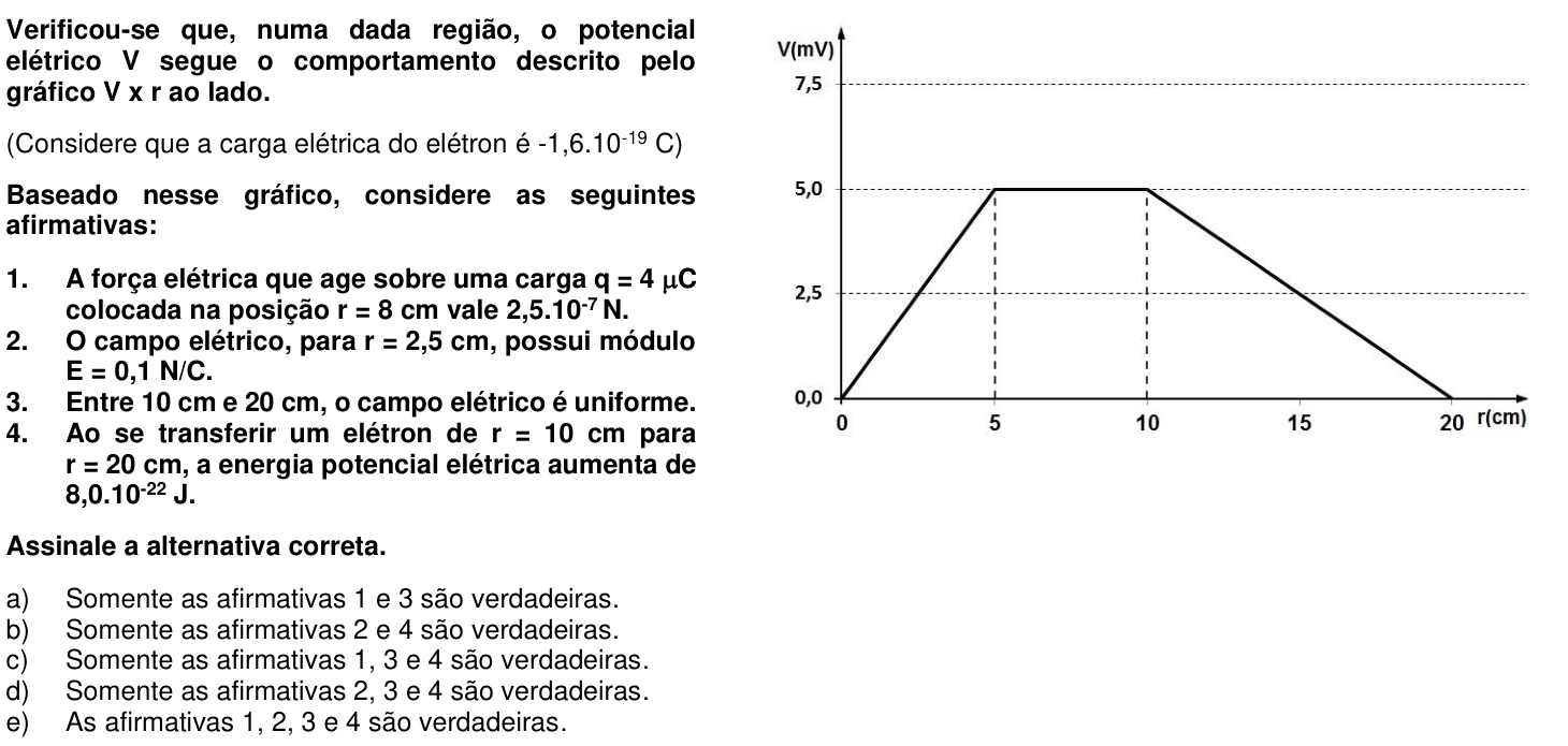 Questão 34 no caderno 1ª fase da UFPR 2016