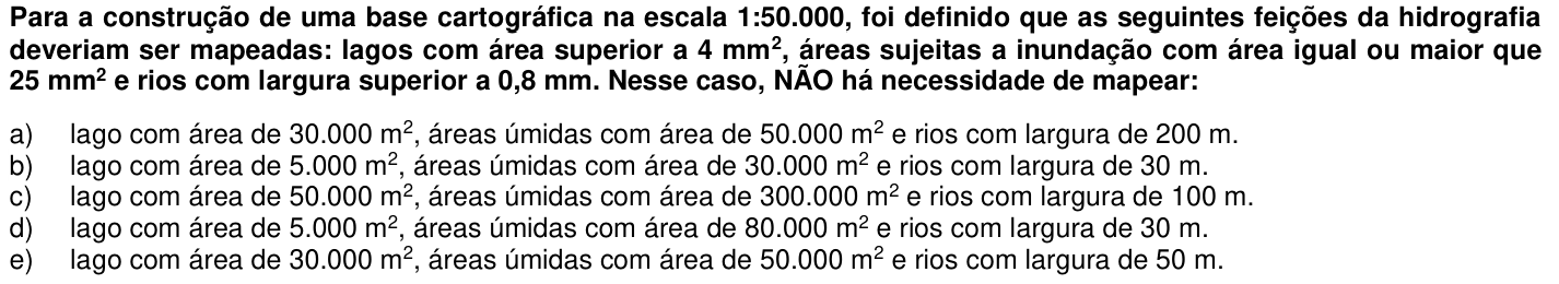 Questão 37 no caderno 1ª fase da UFPR 2016