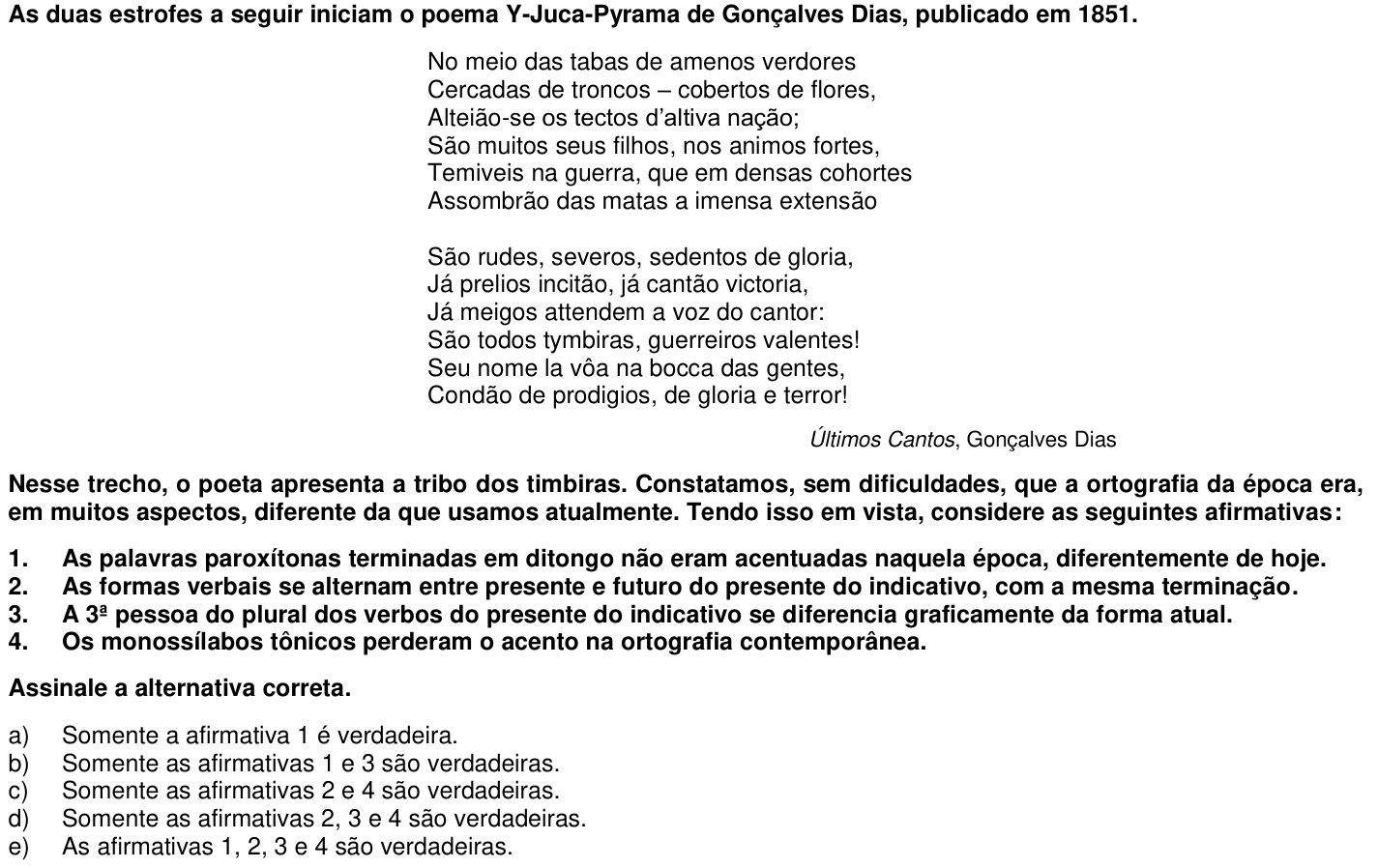 Questão 5 no caderno 1ª fase da UFPR 2017