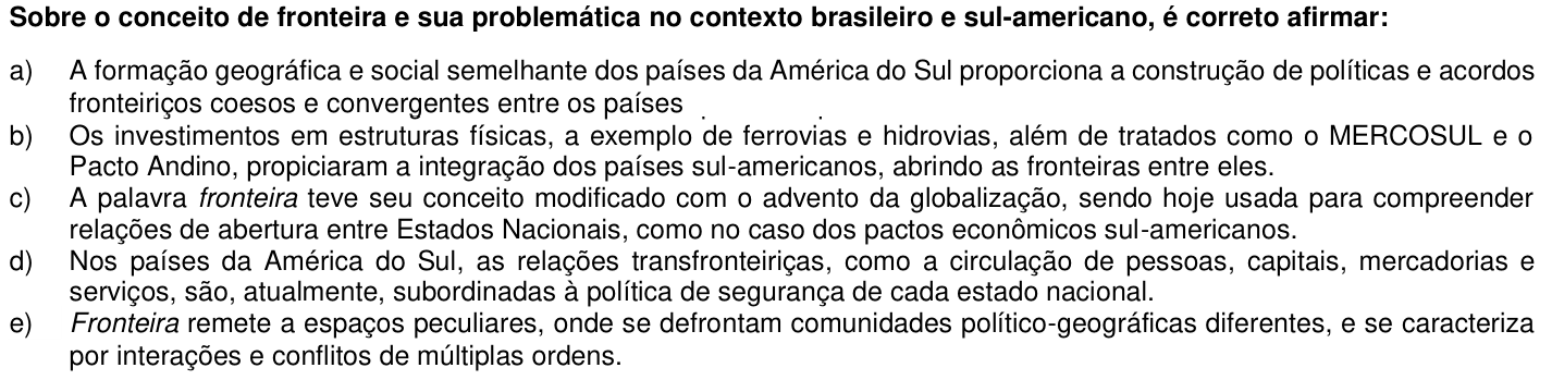 Questão 28 no caderno 1ª fase da UFPR 2017