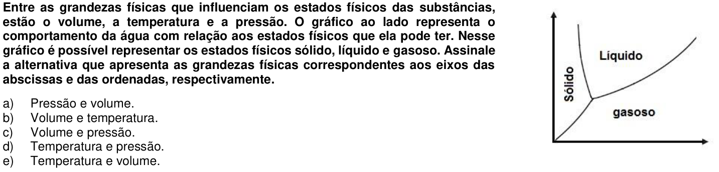 Questão 52 no caderno 1ª fase da UFPR 2017