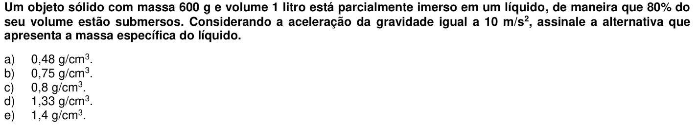Questão 53 no caderno 1ª fase da UFPR 2017